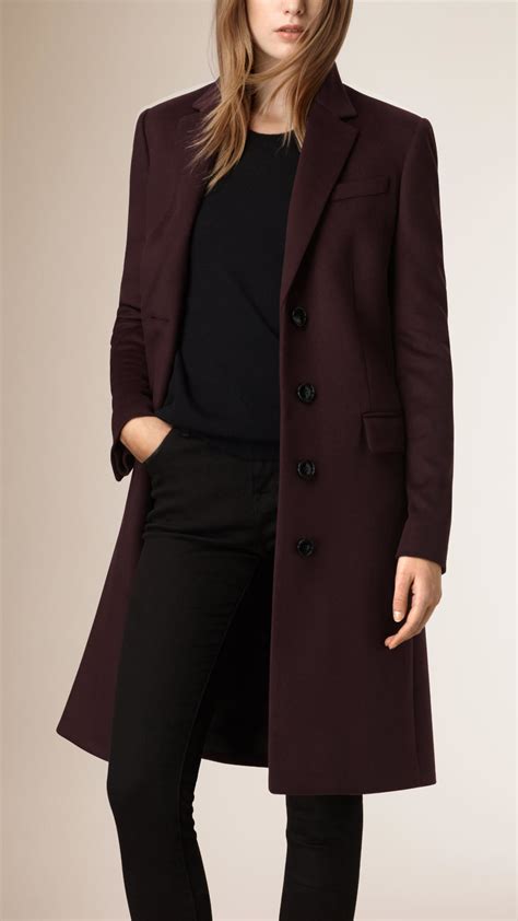 burberry women duffle coat|Burberry wool cashmere tailored coat.